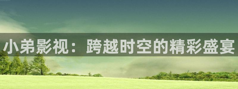 极速影院在线观看电视：小弟影视：跨越时空的精彩盛宴